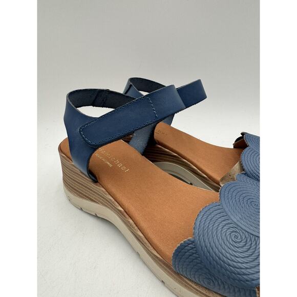 NEW Eric Michael HONEY Women's Dress Sandal Blue EU Size 40 Medium NIB - Picture 3 of 11